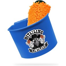 디테일링 아웃러우스 세차용 버킷나이저 + 손장갑 세트 블루, 1개