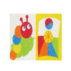 사각필통 책상정리 색연필정리 만들기반제품 데코샌드 연필꽂이 만들기 애벌레 방패연