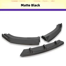 체리 티고 7 플러스 2023-2024용 3피스 프론트 범퍼 스포일러 프로텍터 플레이트 바디 키트 카 친, 02 Matte Black