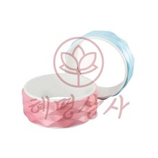 혜명상사 요가 휠 필라테스 기구 요가기구 마사지볼 척추운동 복근운동기구 마사지도구, 스카이블루