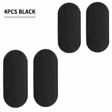 2/4PCS 헤어 그리퍼 스티커 미용 매직 나일론 이발사 망 오일 헤드 테이프 살롱 커팅 스타일링 액세서리, 02 4PCS Black