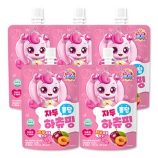 캐치티니핑 퐁당 음료수 하츄핑 자두맛, 5개, 100ml