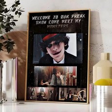 그림 서예 홈 침실 인테리어 벽장식 캔버스 포스터 아트 벽화, 9. Black6