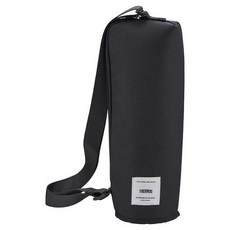 써모스 아이소텍 단열구조 1.5L용 보냉보틀 파우치 숄더 스트랩 포함 APL-1500, 블랙, 1개