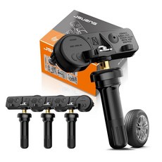 Jsueng TPMS 센서 4팩 타이어 압력 모니터링 시스템 크라이슬러 지프 랭글러 닷지 RAM 1500 2500 3500 4500 교체용 56029481AB 68001698, Jsueng TPMS 센서, 4팩 타이어 압력 모니터링