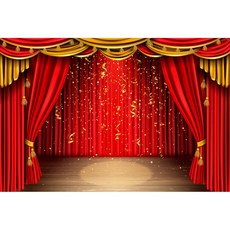 디자인유앤미 무대 발표회 시상식 커튼 배경 현수막, 디자인2