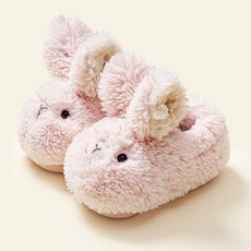 달콩슈 아동용 털 실내화 슬리퍼 토끼 방한 신발 DSF271