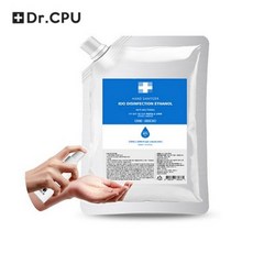 Dr.CPU 이도 손 소독제 스프레이 액상 리필 파우치 500ml 손소독제, 4개