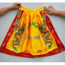 精選 定製小披風 神像佛袍 披袍 荷花雙龍雙鳳袍 20cm-150cm神像披風披袍子 量大價優, 1個, 30cm高