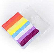 Anka Bella 화이트 페이스 페인트 60g 프로페셔널 광대 화이트 메이크업 풀 커버리지 크림 페이스 및 바디 페인트 오래 지속 무독성 매끄러운 블렌딩 가능한 화이, 선라이즈 하버