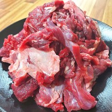 (배터짐) 국내산 소혼합육 칼밥 소잡육 국거리 찐터우짜노우 (일요일&당일발송), 1개