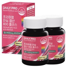 DAILY PRO 800 Plus優質葉酸錠, 60顆, 2個