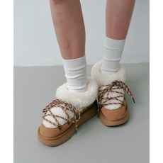 솔트앤초콜릿 SAC 베어 레이스 양털부츠 412546010 (4cm)