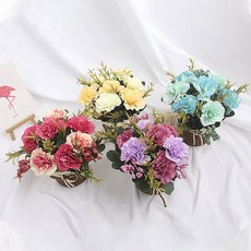 프리티플 카네이션 조화 화분(4color), 퍼플_1289306, 1개