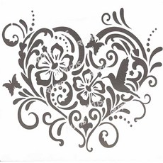 ST-CU2-0034型染版，蝶古巴特DIY簍空模板，塗鴉繪畫模版，輕鬆打造獨特風格, 1個, ST-CU2-0034