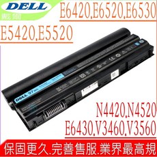 DELL 戴爾 E5420 電池 E5520 E6420 E6530 V3460 V3560 N4420 N7520, 戴爾電池 保固一年一個月, 1個, 個