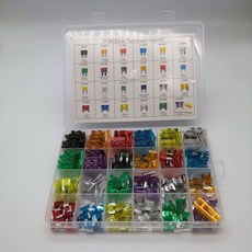 퓨즈세트 자동차 블레이드 클립 퓨즈 박스 릴레이 전선 부품 수리 공구 전기 기기 장치, 퓨즈세트 GD15110