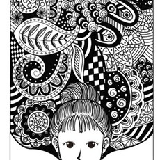 나쁜 헤어스타일 그림표현 아이그림그리기