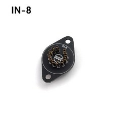 레고호환 라이트 블록 라이트브릭Nixie 튜브 홀더 소켓 플 IN14 IN12 IN18 IN-8 QS18-12 IN-IV-11 IV-17 글, 01 IN-8