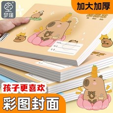 A4加厚兒童圖畵本卡皮巴拉畵畵本美術畵畵本幼兒園二年級a4圖畵本 KUEJ, 【2本裝A4圖畫本】,特厚【春田花花】30張60頁/本