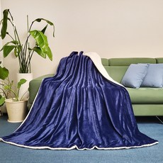 이엔비 도톰한 극세사 이불 담요