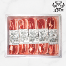 [복앤돈] 육즙가득 냉동 두꺼운 삼겹살 2cm 6개 (총3kg), 500g