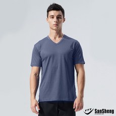 【SanSheng三勝】MIT台灣製智慧導流V領排汗衣(M-XXL)3V-723