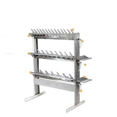 오일수집랙 벽걸이 잔류 선반 공구 회수기 잔유제거, 1개, 기본 3단 39홀