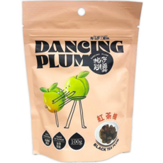 信義鄉農會梅子跳舞 紅茶梅 - 梅子夢工廠 梅製品 優質青梅 酸甘濃郁, 100g, 1包, 100g