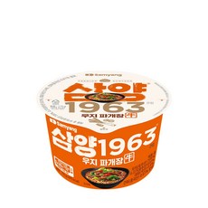 삼양1963 큰컵 우지 파개장 라면 115g, 16개