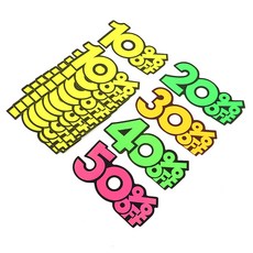 10P 쇼카드, 1개, 혼합색상