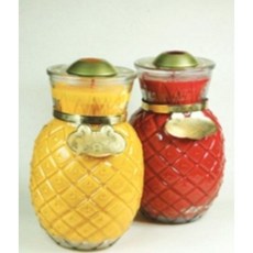 八國 鳳梨造型酥油燈, 1件, B211-紅色10斤鳳梨酥油燈1箱1對, 1kg, 無