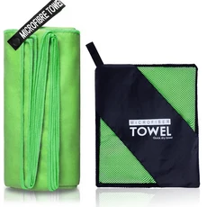 여행용 마이크로 화이버 타월 스포츠 건조 슈퍼 흡수성 목욕 비치 소프트 경량 요가 수영 체육관, 04 80x160cm, [08] green, 1개