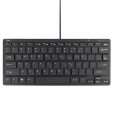 TGIC 迷你有線鍵盤, 黑色, TGC-K7000M