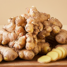 [25년수확] 수분감 많은 서산 황토밭 생강 생강청 김장용, 1박스, 1kg