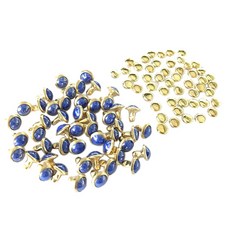 GHSHOP 50 세트 단일 캡 7.5mm 돔 리벳 스터드 가죽 공예용 네일 헤드, 로얄 블루, 50개