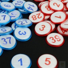 요이찌 부착식 아이넘버 숫자번호판 10P 안내판, 빨강 11~20