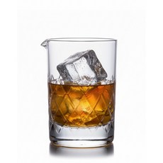 CRISON 日式水晶菱形刻花調酒攪拌杯 550ml MG701, 1個