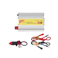 WT 12V 轉 220V 500W 車用電源轉換器 (附點煙器充電器), 1個