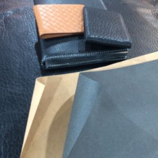 LB (레더보드) 가죽보강재, 1개, 0.4T블랙(40cmx100cm)