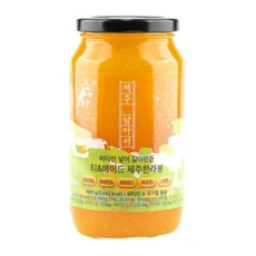 자임 비타민을 넣어 갈아만든 제주한라봉 티%에이드