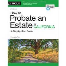(영문도서)How to Probate an Estate in California Paperback, NOLO, English, 9781413333329