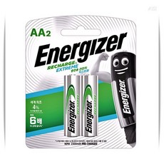 에너자이저 AA 충전건전지 2300mAh 2입 고용량 니켈수소