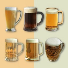 예쁜 맥주잔 냉동 얼음 맥주컵 500잔, 릴리 맥주잔 440ml, 1개