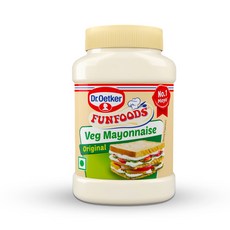 펀푸즈 - 마요네즈 275g 병 - 채식 - 무계란 - 인도 FunFoods - Mayonnaise 275g Bottle - Veg - Eggless - India, 1개