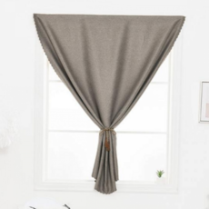 암막 커튼 간편 베이직 작은방 아이 방 커튼 침실 차단 서재 패브릭 접착식 가리개 가림막 무타공 찍찍이