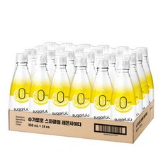 스파클링레몬사이다제로 페트 박스 슈가로로, 350ml, 24개