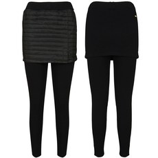 女式高腰加厚裙子一體式高爾夫裙打底褲大碼，大 6XL