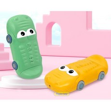 어린이집 아기핸드폰 멜로디 악어자동차 입학선물 몰입 유치원, 파스텔-옐로우