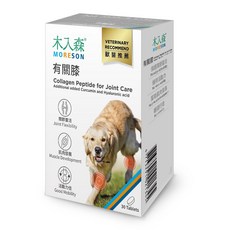 木入森 有關膝 Collagen Peptide for Joint Care，添加薑黃素與玻尿酸，增強關節靈活度與行動力，60顆, 1個, 小盒/30顆